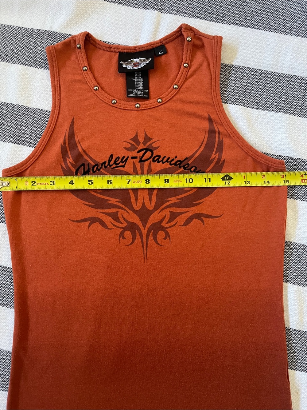 Harley Davidson Racerback Tank Top - Picture 6 of 8